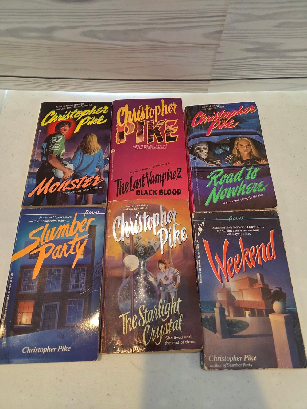Christopher Pike Vintage 90s Horror Lot of 6 Paperback Books